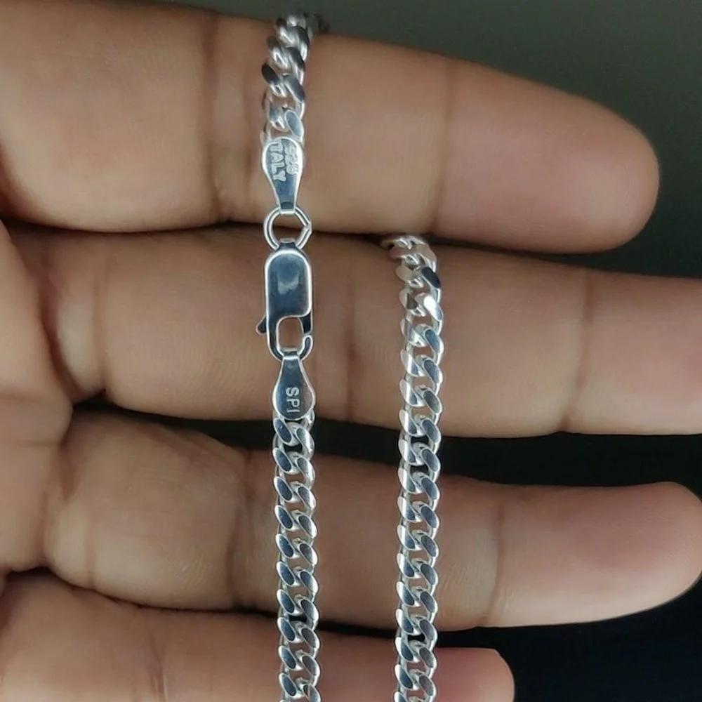 925 Sterling Silver Basic Miami Cuban Chain 4.10mm - CH650